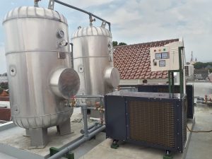 Sistem Tangki Air Panas dan Heatpump Water Heater Ecohet